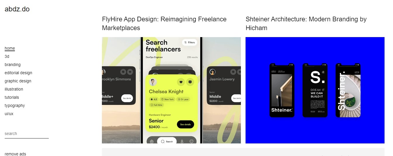 Abduzeedo A Design Blog with Daily Inspiration