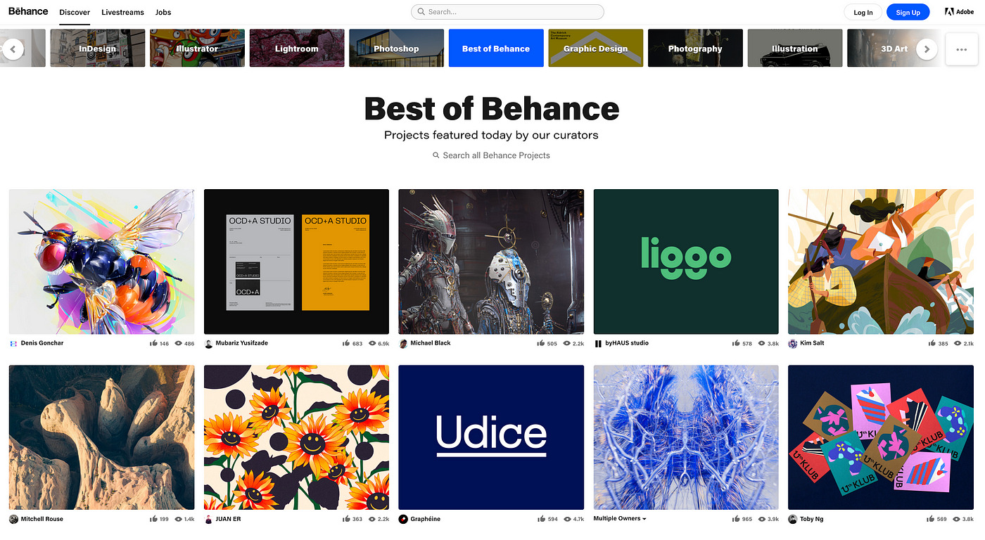Behance: Showcase and Discover Creative Work