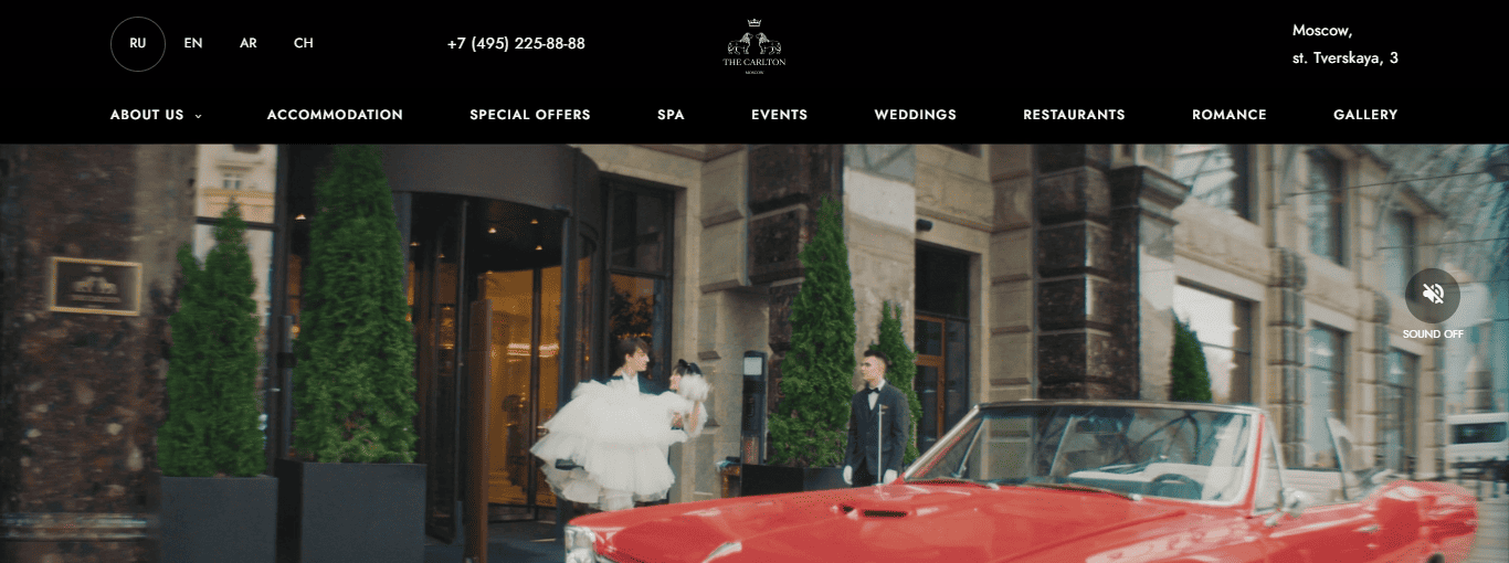 Carlton Moscow's website