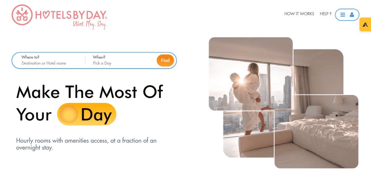 Hotels By Day's website