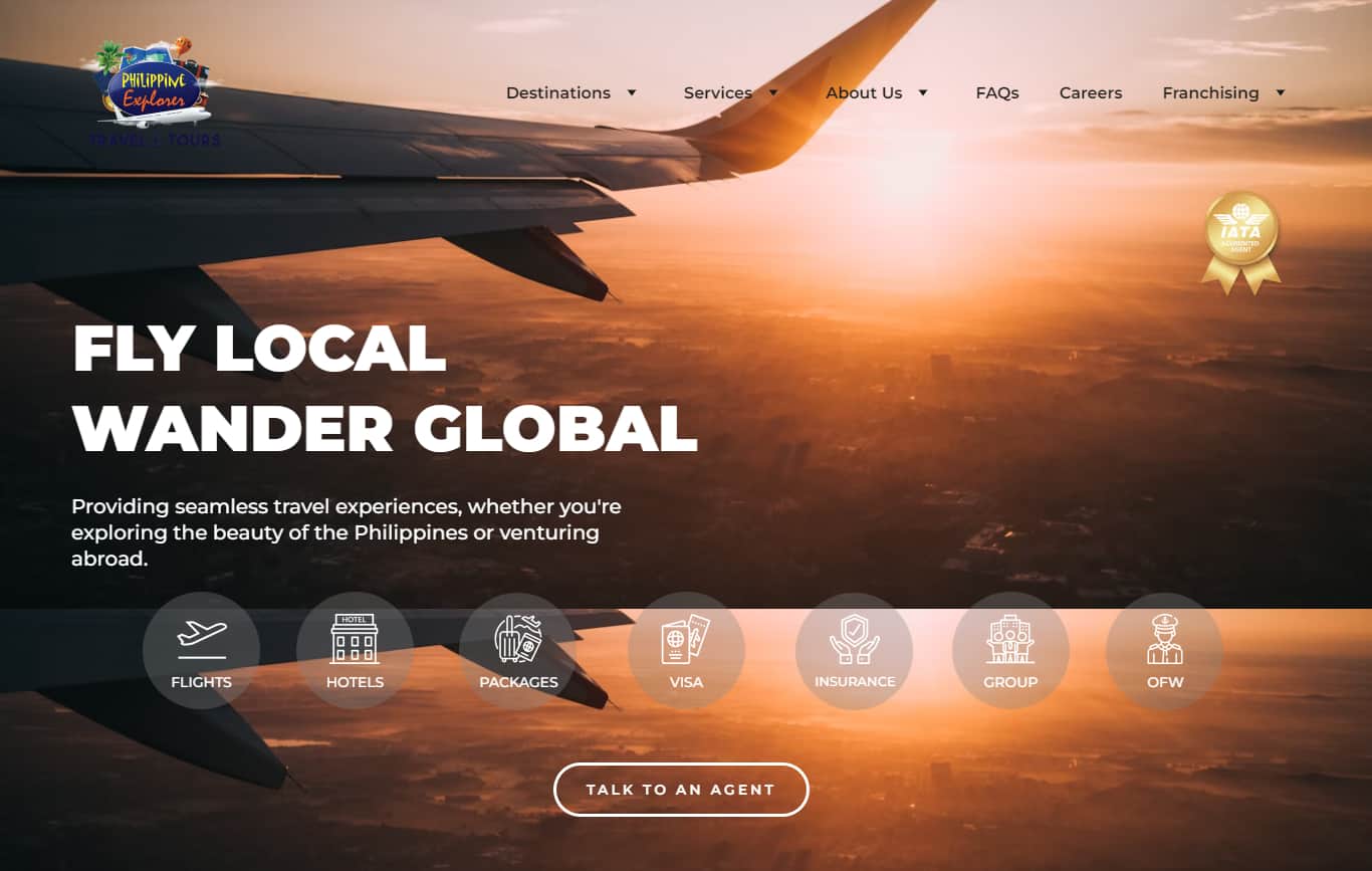 Melia's website design